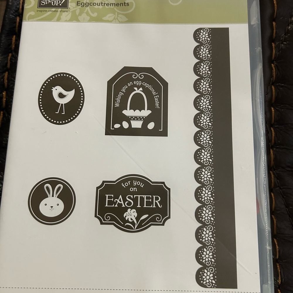 Stampin' Up! Eggcoutrements Stamp Set - RETIRED